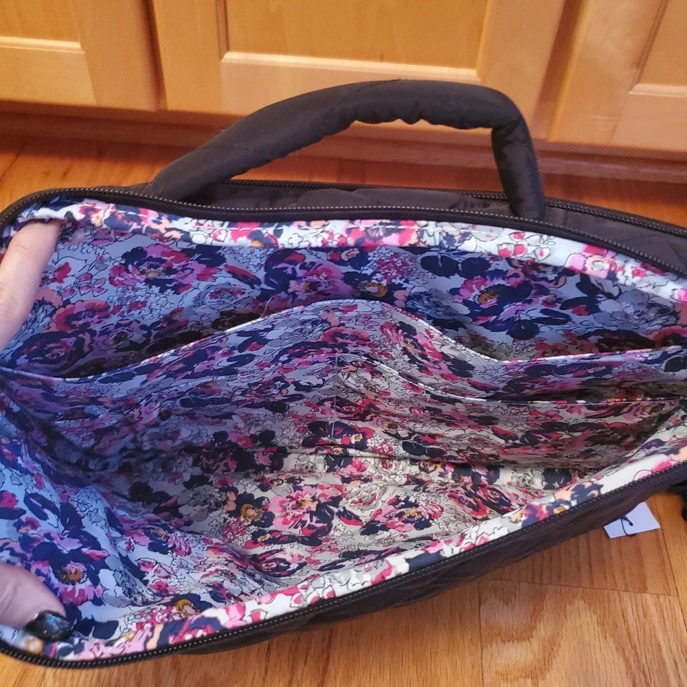 Vera Bradley Factory Style Laptop Workstation Crossbody NWT